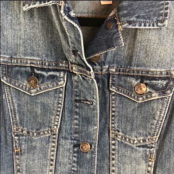 Vintage custom denim Fossil vest - Picture 6 of 10